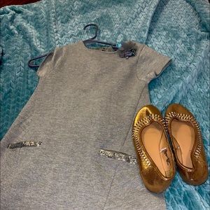 kids dress with Steve Madden flats